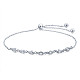 Adjustable 925 Sterling Silver Cable Chains Bracelets BJEW-FF0008-001P-1