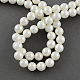 Chapelets de perles en coquille X-BSHE-R146-8mm-02-2