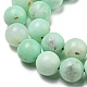 Brins de perles de chrysoprase naturelles de qualité G-R494-A02-04-3