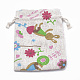 Polycotton(Polyester Cotton) Packing Pouches Drawstring Bags ABAG-T006-A03-2