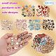 300 Pieces Wholesale Bulk Lots Jewelry Making Charms Pendant Mixed Shapes Alloy Enamel Charms for Jewelry Necklace Earring Making Crafts JX155A-2