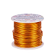 BENECREAT 12 Gauge(2mm) Aluminum Wire 100FT(30m) Anodized Jewelry Craft Making Beading Floral Colored Aluminum Craft Wire - Orange AW-BC0001-2mm-03-1