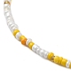 Verre collier de perles NJEW-Z029-05W-2