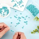 CREATCABIN 300Pcs 2 Hole Tila Beads 3 Size Square Glass Seed Beads Rectangle Mini Opaque with Plastic Container for Craft Bracelet Necklace Earring Christmas Jewelry Making(Dark Turquoise Color) SEED-CN0001-06-4