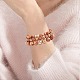 3 pièces 3 taille jaspe impérial naturel ensemble de bracelets extensibles perlés ronds BJEW-SW00064-29-5