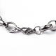 Ring 304 Stainless Steel Link Necklaces and Bracelets Jewelry Sets SJEW-F132-09P-5