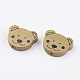 Spray Painted Natural Wood Beads WOOD-Q030-76G-2
