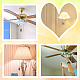 Halloween Printed Acrylic Pendant Ceiling Fan Pull Chain Extenders AJEW-AB00135-5