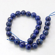 Natural Lapis Lazuli Beads Strands G-G087-16mm-2