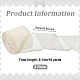 10 ярд ленты из мешковины SRIB-WH0026-11A-2
