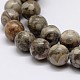 Fili di perline di pietra naturale maifanite/maifan G-P255-02-8mm-3