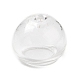 Cono di perla di vetro trasparente GLAA-G100-01A-01-1
