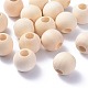 Perles en bois naturel non fini WOOD-Q038-25mm-1