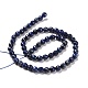 Lapis-lazuli naturelles teints perles brins G-E571-16A-3