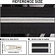 BENECREAT 10 Yards #5 Nylon Closed-end Zippers Black Nylon Coil Zippers with Silver Metallic Teeth DIY-BC0011-65-2