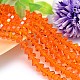 Faceted Cone Imitation Austrian Crystal Bead Strands G-M187-6mm-12A-1