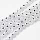 Chapelets de perles vernissées manuelles LAMP-J081-07-6x4mm-1