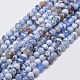 Natural Fire Agate Beads Strands G-L084-8mm-44-1