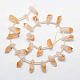 Chapelets de perles de citrine naturelle G-K109-06-C-2