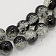Chapelets de perles bicolores en verre craquelé CCG-Q002-10mm-M-3