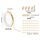 Chgcraft Messing handgefertigte Perlenketten CHC-CA0001-06-2