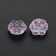 Two Tone Transparent Baking Painted Glass Beads GLAA-S190-021-B06-4