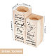 Wooden Candle Holder AJEW-WH0257-002-2