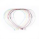 Fabrication de collier de corde de polyester ciré coréen réglable AJEW-JB00493-1