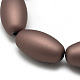 Gummierten Stil Acryl-Perlen MACR-Q192-X08-2
