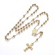 304 Stainless Steel Lariat Necklaces NJEW-F220-13G-1