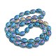 Electroplate Glass Beads Strands EGLA-G037-13A-HR01-2
