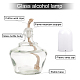 Quemador de alcohol de vidrio olycraft AJEW-OC0001-90-3