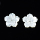 Perlas de concha de nácar de concha blanca natural SSHEL-T014-42D-2