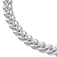 304 Stainless Steel Cobs Chain Bracelets for Men Women STAS-B039-08P-2