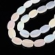 Chapelets de perles en verre imitation jade GLAA-E033-05B-3