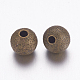 Brass Textured Beads EC248-NFAB-2