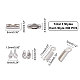 Unicraftale 600Pcs 3 Styles 304 Stainless Steel Jewelry Findings Sets STAS-UN0026-62-7