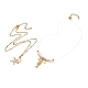 Colliers pendentif étoile de mer et hippocampe et coquillage pour adolescente femme NJEW-JN03715-01-1
