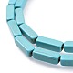 Chapelets de perles en turquoise synthétique G-E456-29A-1-3