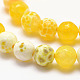 Natural Fire Crackle Agate Bead Strands X-G-K166-07F-6mm-07-3