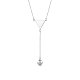 SHEGRACE Rhodium Plated 925 Sterling Silver Pendant Necklace JN740A-1
