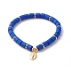 Handmade Polymer Clay Beads  Stretch Bracelets BJEW-JB06551-5