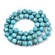 Synthetic Green Turquoise Beads Strands G-T055-8mm-12-1-3