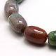 Natural Indian Agate Oval Beads Strands G-P063-68-2