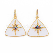 Латунные подвески из микро-паве KK-S354-333-NF