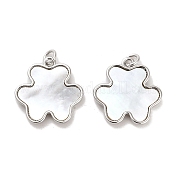 Латунные подвески из ракушек KK-K365-08A-P