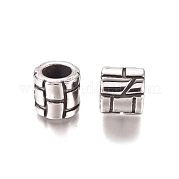 Европейские бусины из нержавеющей стали 304 STAS-D175-17AS