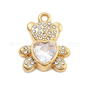 Подвески из нержавеющей стали 304 с кристаллами и стразами STAS-R155-064G