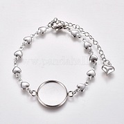 Изготовление браслета из нержавеющей стали 304 STAS-WH0014-26P