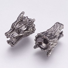 Perles en alliage de style tibétain X-PALLOY-K234-04B